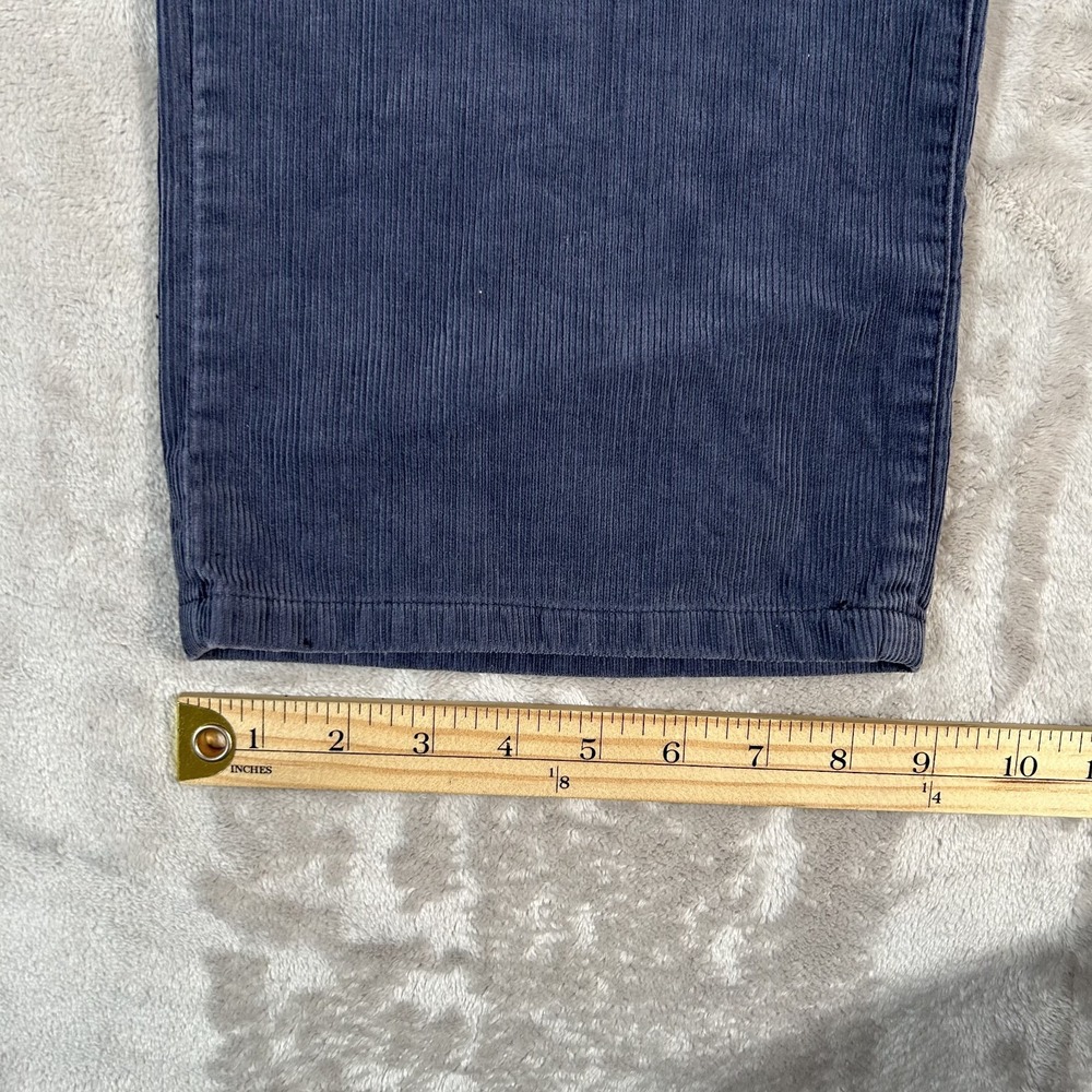VTG 90s Polo Ralph Lauren Pants Mens 38x30 Blue Corduroy Classic Chino 5-Pocket - Picture 16 of 16